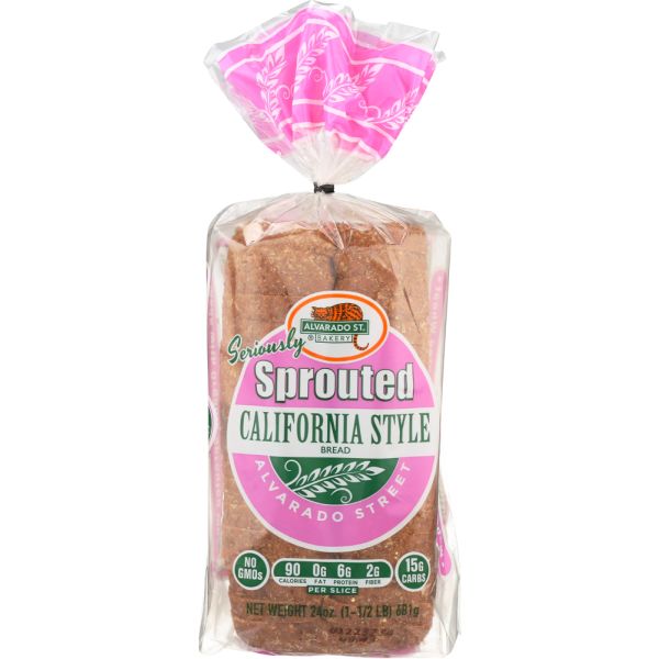 ALVARADO STREET BAKERY: Organic California Style Complete Protein Bread, 24 oz