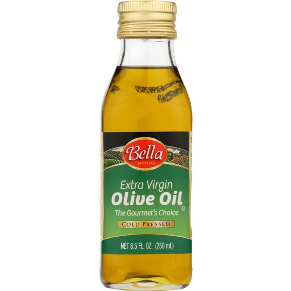 BELLA: Extra Virgin Olive Oil Cold Pressed, 8.5 oz