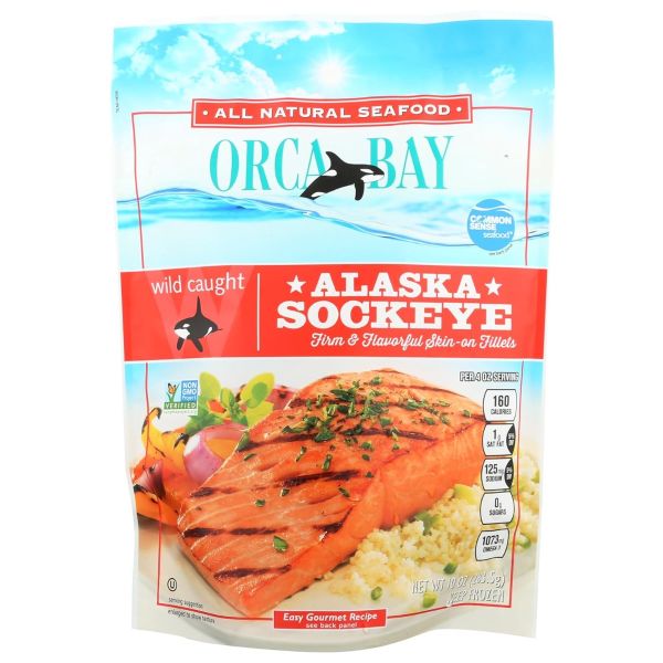 ORCA BAY: Sockeye Salmon Fillets, 10 oz