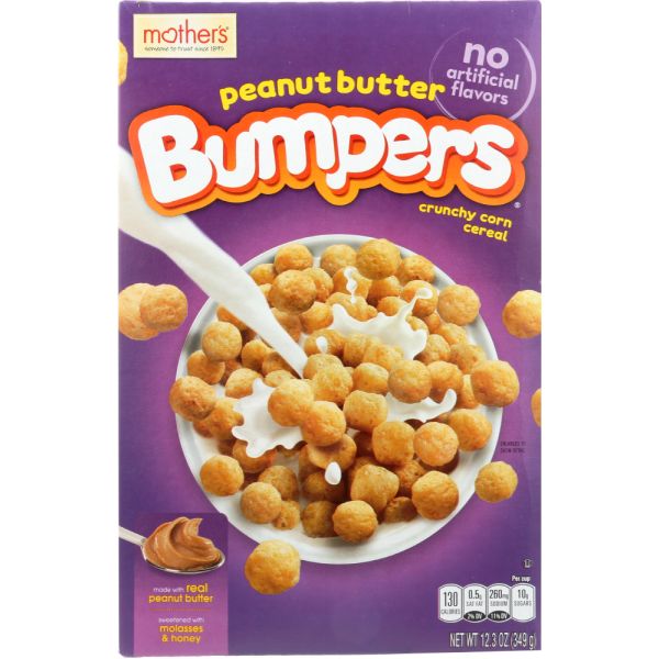 MOTHERS: Cereal Bumpers Peanut, 12.3 oz