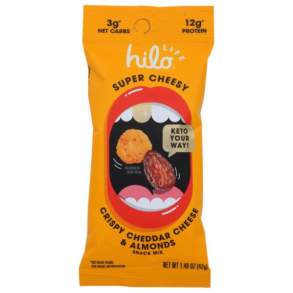 HILO LIFE SNACKS: Nuts Crispy Cheddar Cheese Mix, 1.48 oz