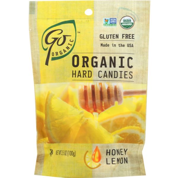 GO ORGANIC: Candy Honey Lemon Organic, 3.5 oz