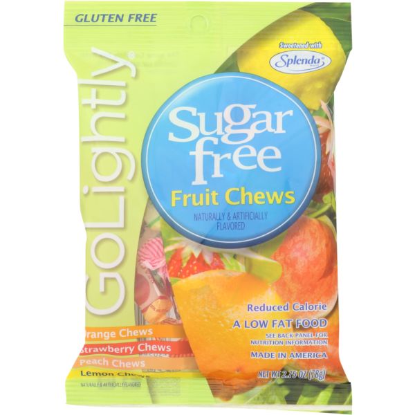 GO LIGHTLY: Candy Fruit Chew, 2.75 oz