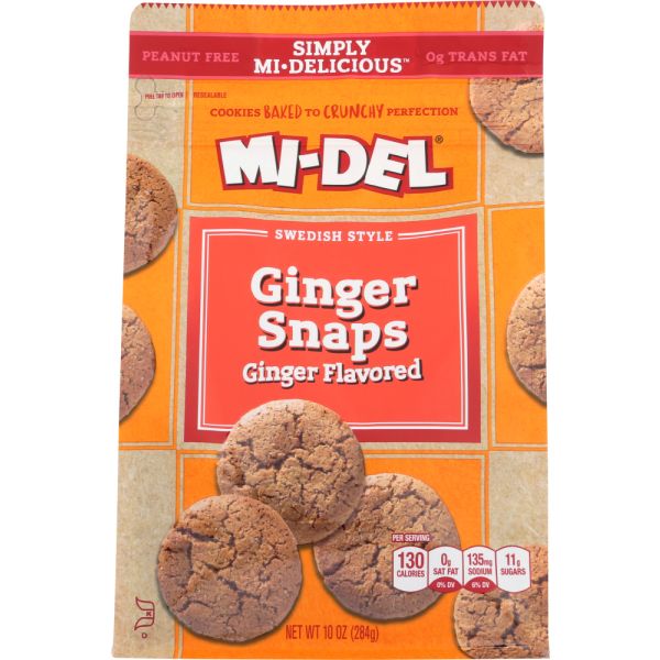 MIDEL: Ginger Snap Ginger Flavored, 10 oz