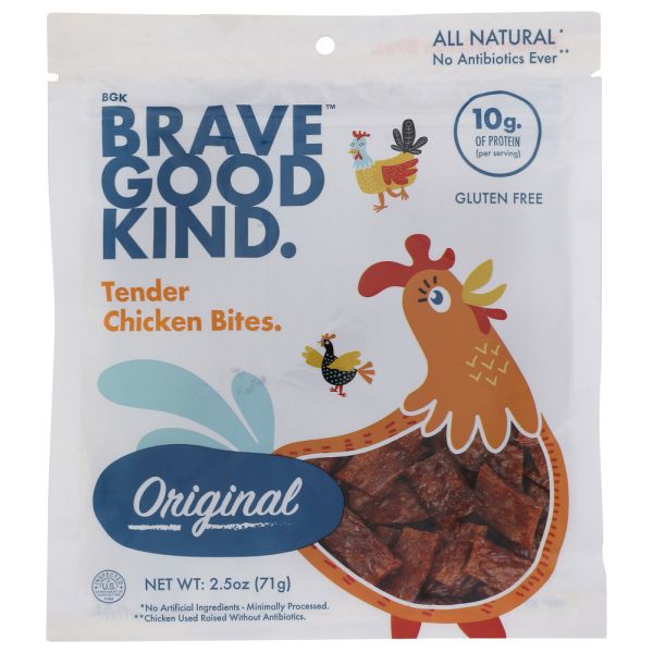 BRAVE GOOD KIND: Chicken Bites Original, 2.5 oz