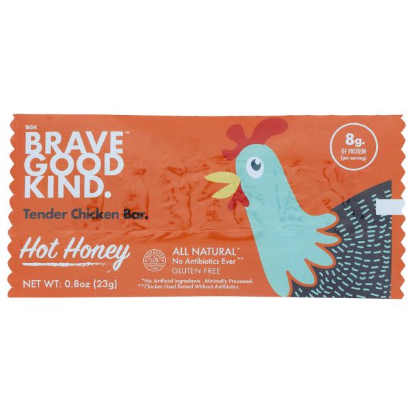 BRAVE GOOD KIND: Tender Chicken Bar Hot Honey, 0.8 oz