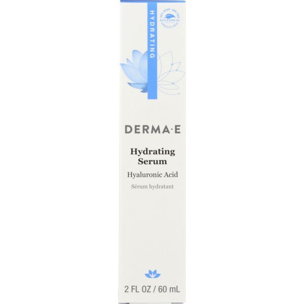 DERMA E: Hydrating Serum with Hyaluronic Acid, 2 Fl oz