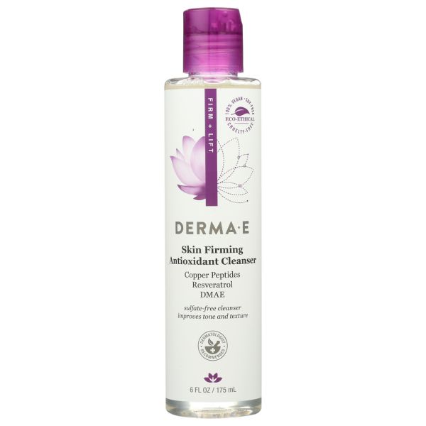 DERMA E: Cleanser Facial Skin Firm, 6 oz