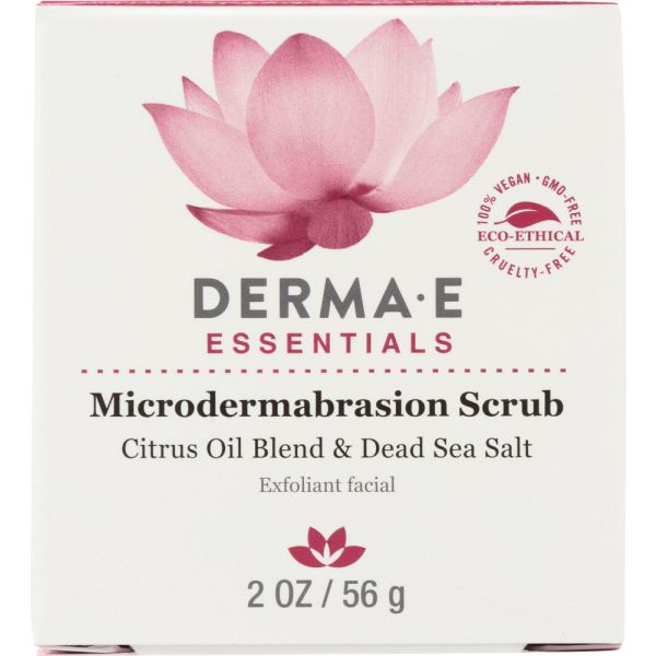 DERMA E: Microdermabrasion Scrub with Dead Sea Salt, 2 oz