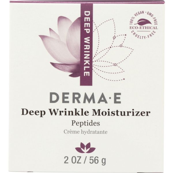 DERMA E: Deep Wrinkle Peptide Moisturizer, 2 oz