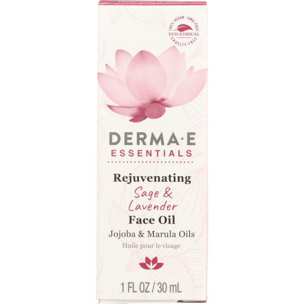 DERMA E: Lavender Oil & Sage, 1 oz