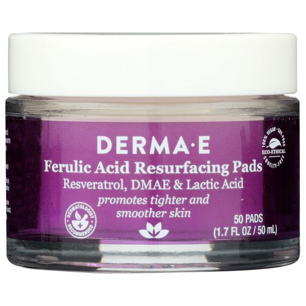 DERMA E: Pads Facial Resurfacing, 1.7 oz