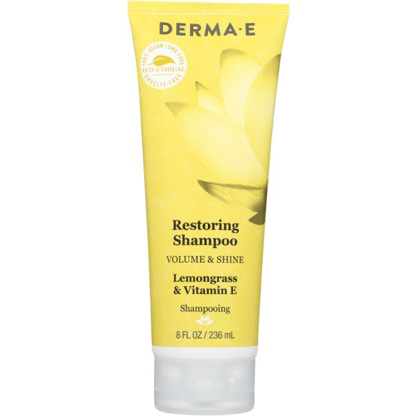 DERMA E: Restoring Shampoo Volume & Shine, 8 oz