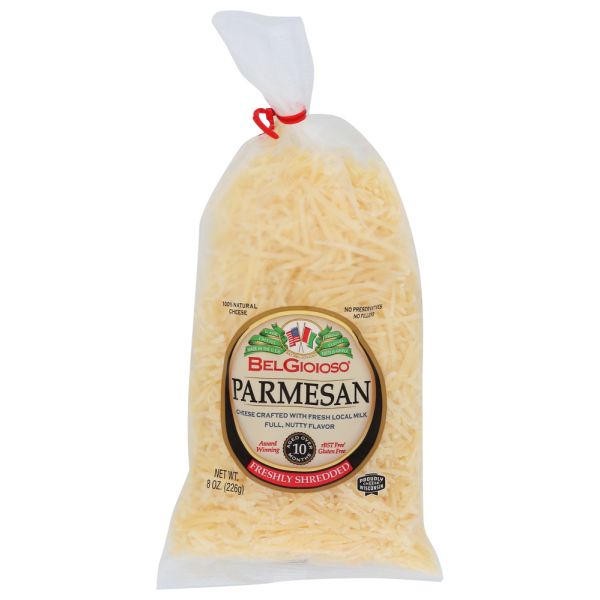 BELGIOIOSO: Parmesan Freshly Shredded Twist Bag, 8 oz
