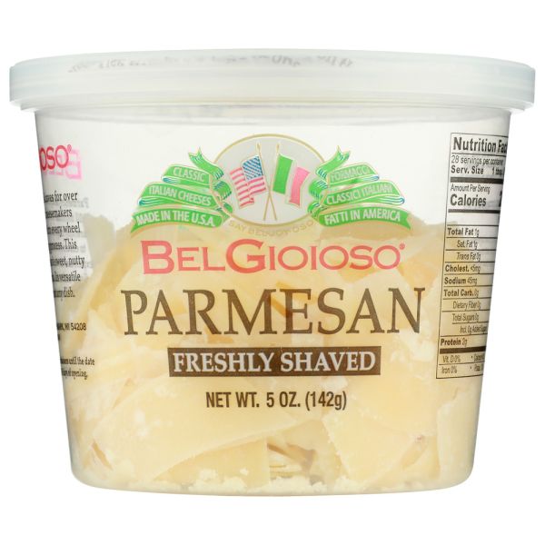BELGIOIOSO: Shaved Parmesan Cheese Cup, 5 oz