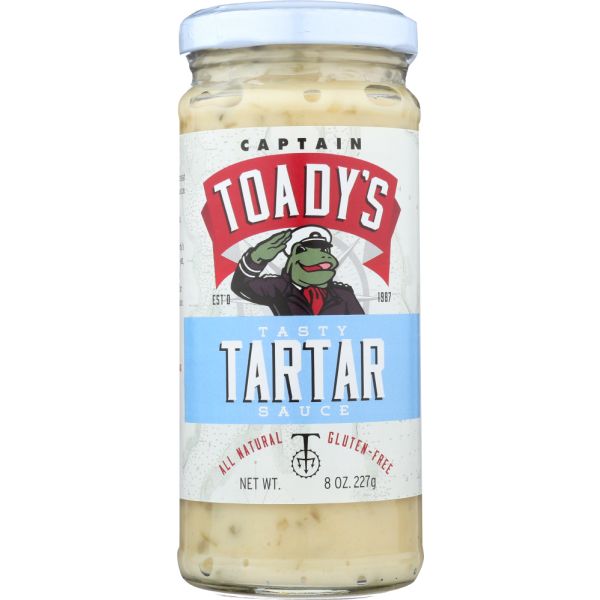 CAPTAIN TOADYS: Tasty Tartar Sauce, 8 oz
