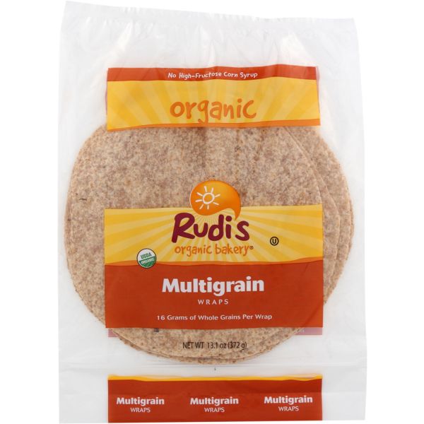 RUDIS: Organic Multigrain Wraps, 13.10 oz