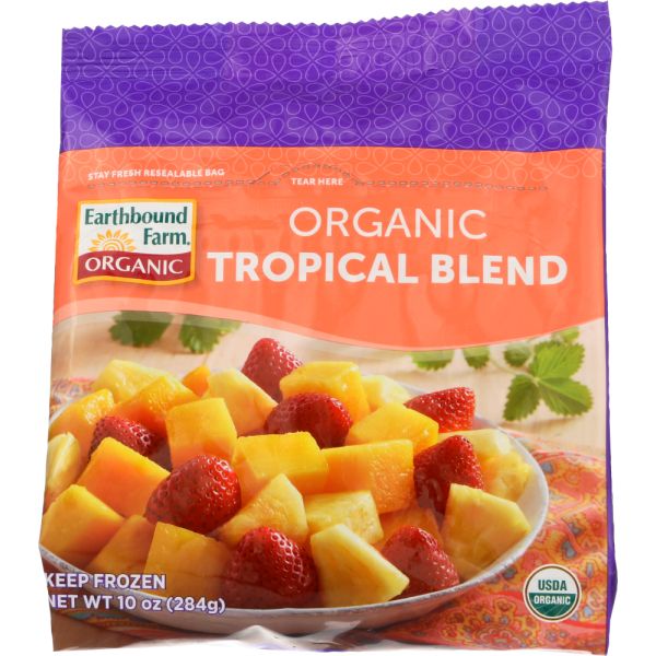 EARTHBOUND FARMS: Fruit Tropical Blend Frozen, 10 oz