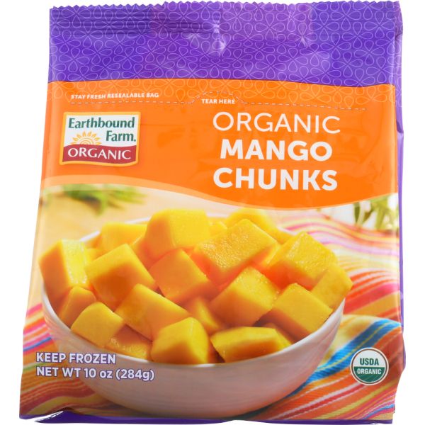 EARTHBOUND FARM: Organic Mango Chunks, 10 oz