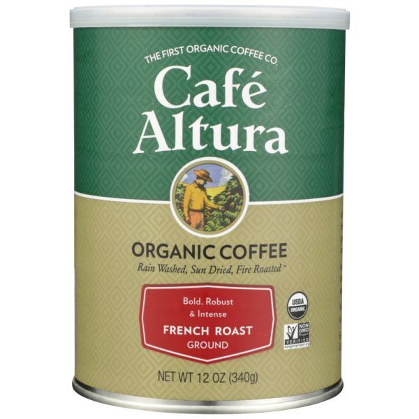 CAFE ALTURA: Organic Coffee French Roast, 12 oz
