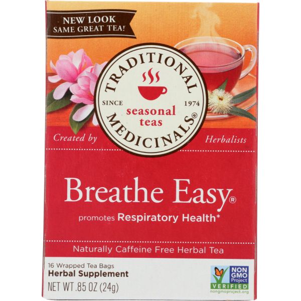 TRADITIONAL MEDICINALS: Breathe Easy Tea, 16 bg