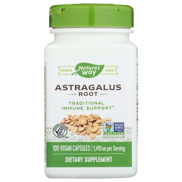 NATURES WAY: Astragalus Root 100Vegcp, 100 cp