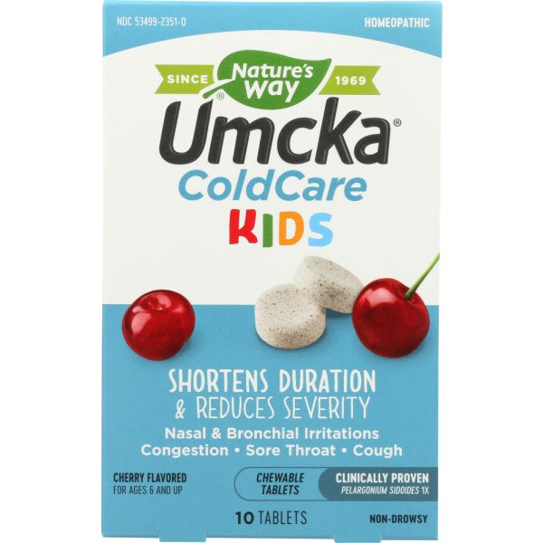 NATURES WAY: Umcka Cherry Coldcare Kids, 10 tb