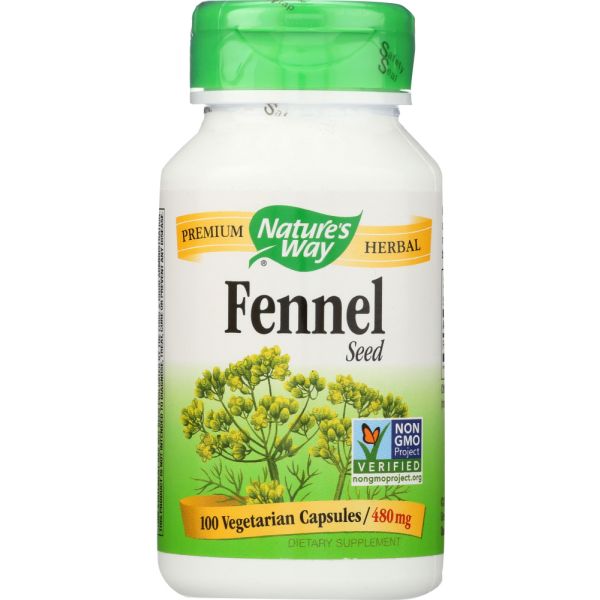 NATURES WAY: Fennel Seed 480 mg, 100 vc