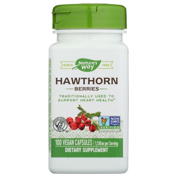 NATURES WAY: Hawthorn Berries 100Vegcp, 100 cp