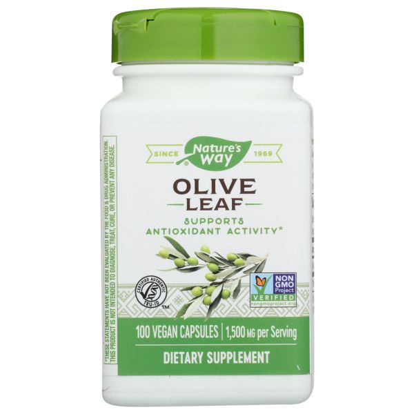 NATURES WAY: Olive Leaf 100Vegcp, 100 cp