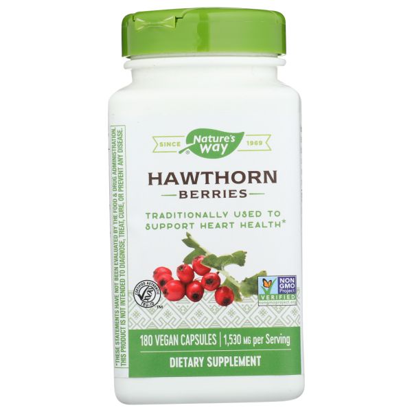 NATURES WAY: Hawthorn Berries, 180 cp