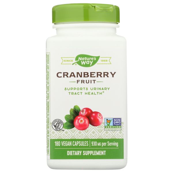 NATURES WAY: Cranberry Fruit, 180 cp