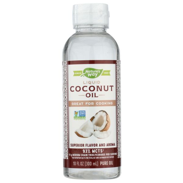 NATURES WAY: Liquid Coconut Oil, 10 fo