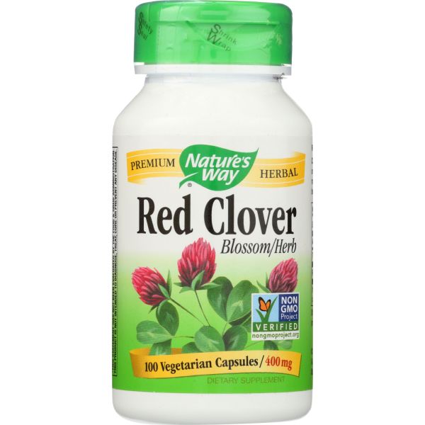 NATURES WAY: Red Clover Blossom/Herb 10 Vegetarian, 100 cp