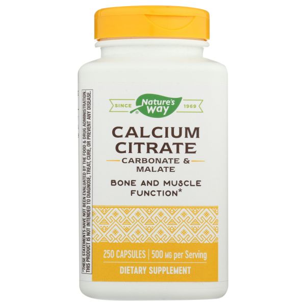 NATURES WAY: Calcium Citrate, 250 cp