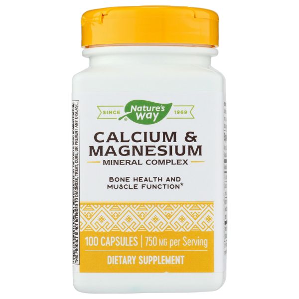 NATURES WAY: Calcium and Magnesium, 100 cp