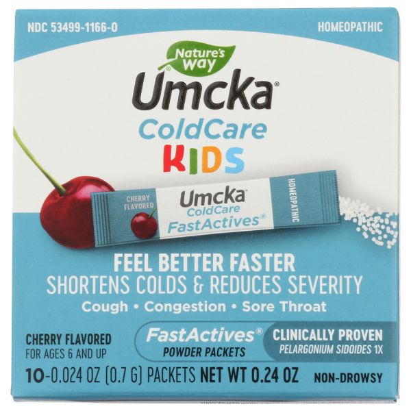 NATURES WAY: Umcka Cherry Coldcare Kids, 10 un
