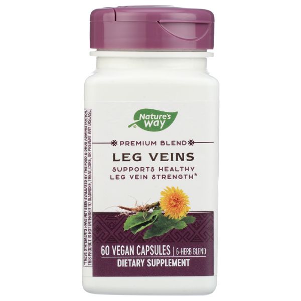 NATURES WAY: Leg Veins Support Blend, 60 cp