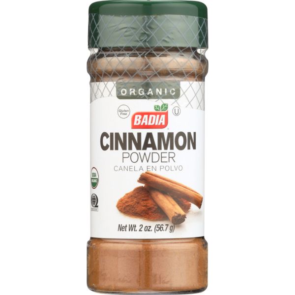 BADIA: Organic Cinnamon Powder, 2 oz