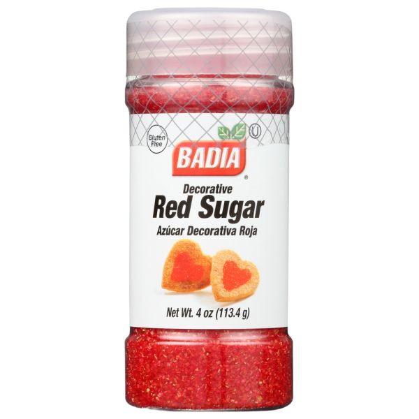 BADIA: Decorative Red Sugar, 4 oz