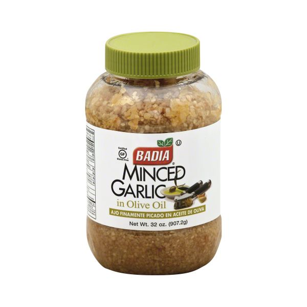 BADIA: Garlic Minced in Olive Oil, 32 oz