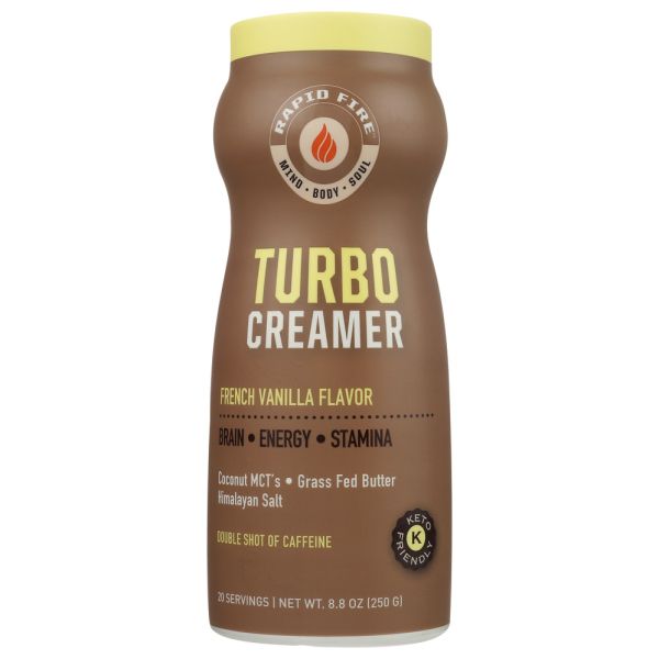 RAPID FIRE: French Vanilla Turbo Creamer, 8.8 oz