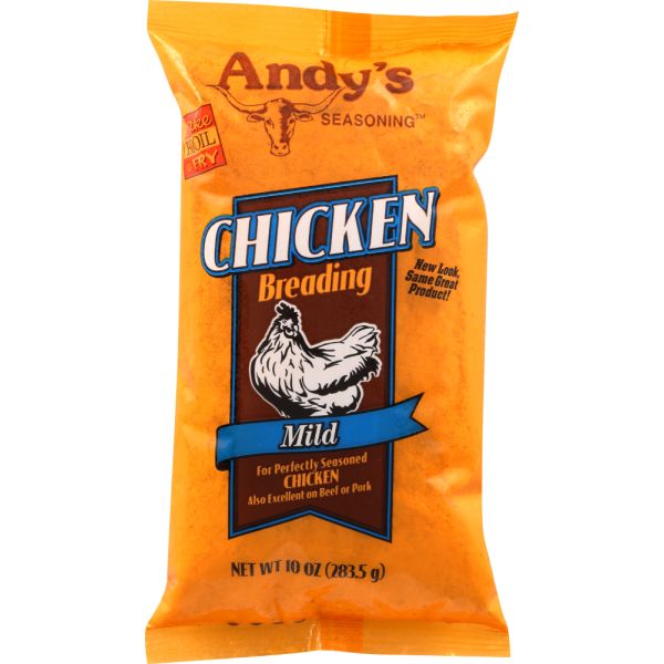 ANDYS SEASONING: Mild Chicken Breading, 10 oz
