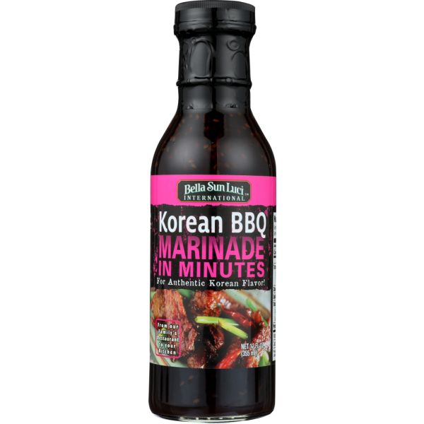 BELLA SUN LUCI: Korean BBQ Meat Marinade, 12 oz