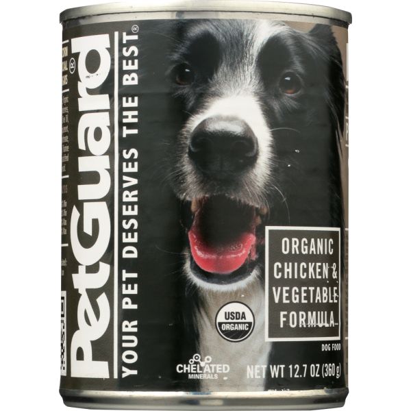 PETGUARD: Dog Chicken and Vegetable Organic, 12.7 oz