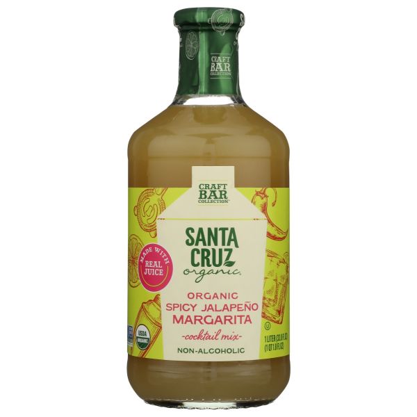 SANTA CRUZ ORGANIC: Organic Spicy Jalapeno Margarita Mixer, 33.8 fo