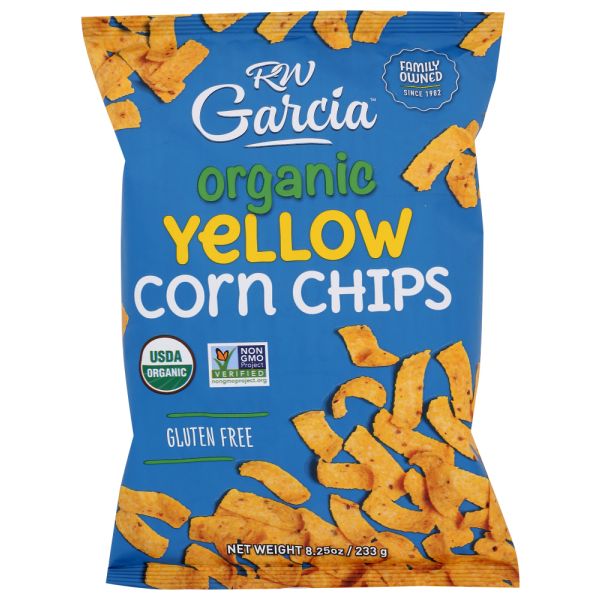 RW GARCIA: Organic Yellow Corn Chips, 8.25 oz