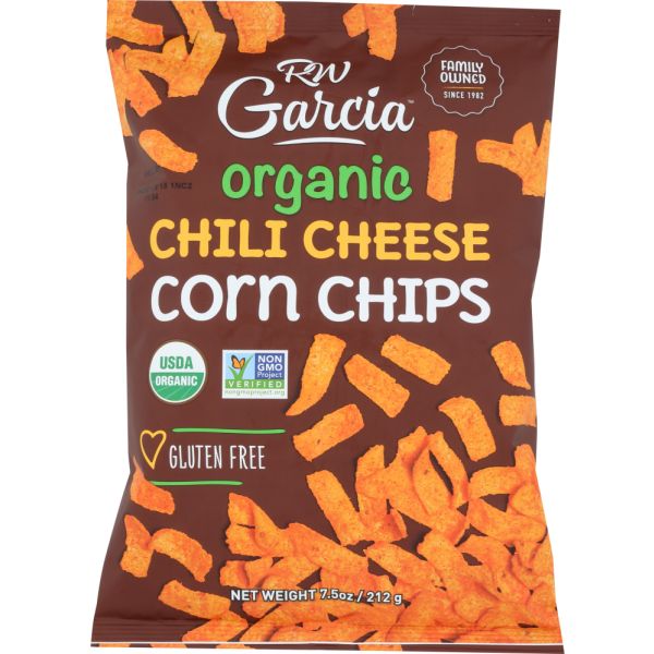 RW GARCIA: Organic Chili Cheese Corn Chips, 7.5 oz