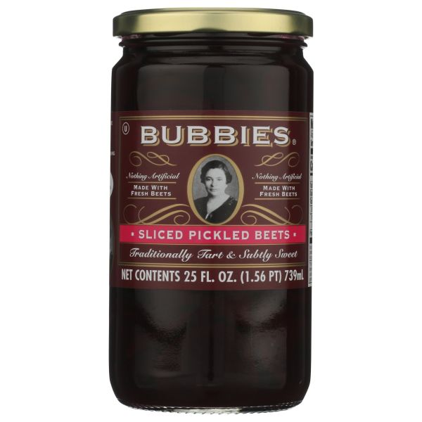 BUBBIES: Sliced Pickled Beets, 25 fo