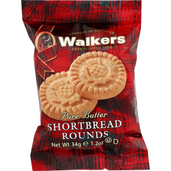WALKERS: Shortbread Rounds, 1.2 oz